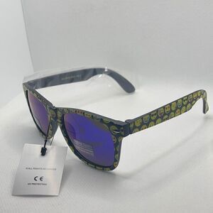 Retro Kids Emoji Mirrored Sunglasses